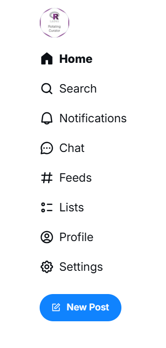 The “New Post” button is located at the bottom of the navigation sidebar.